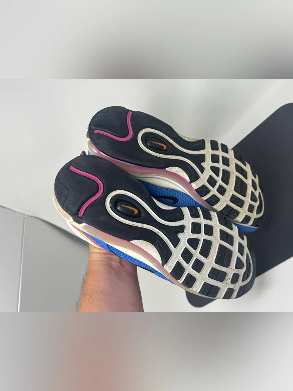 Nike Air Max 97 Active Fuchsia Running Shoes Men’s Size 12 CW6992-100